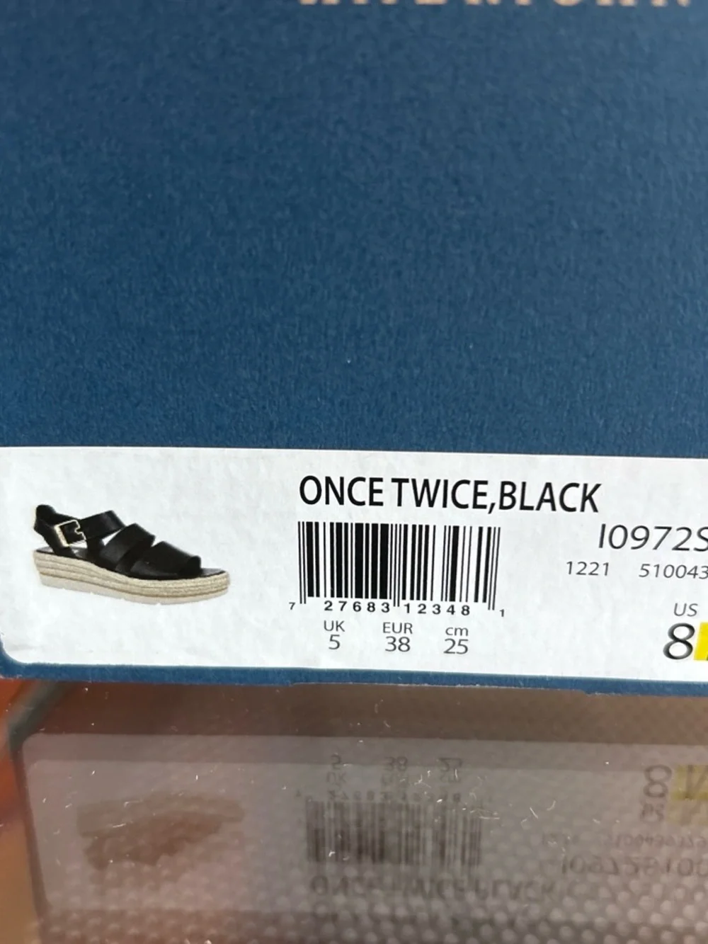 Dr. Scholl's Black Leather-Style Espadrille Platform Sandals